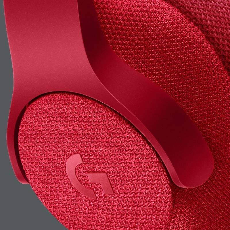 Headset Logitech Gaming G433 7.1 Surround červený