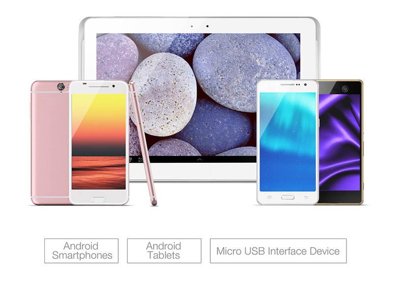 Kabel ADATA USB micro USB, 1m, pletený červený