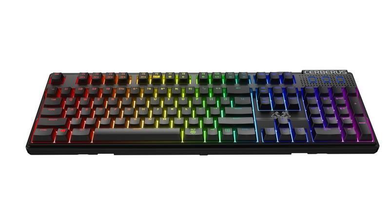 Klávesnice Asus Cerberus Mech RGB RED, CZ černá