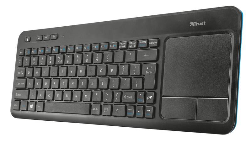 Klávesnice Trust Veza Touchpad, US černá