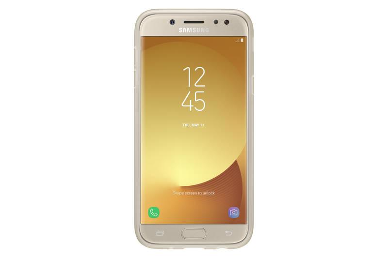Kryt na mobil Samsung Dual Layer Cover pro J5 2017 zlatý