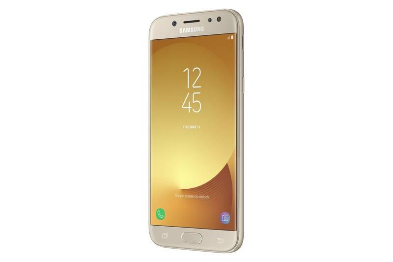 Mobilní telefon Samsung Galaxy J5 zlatý
