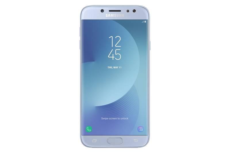 Mobilní telefon Samsung Galaxy J7 stříbrný