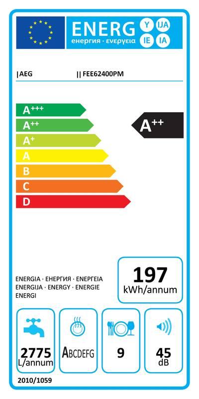 Myčka nádobí AEG Mastery FEE62400PM