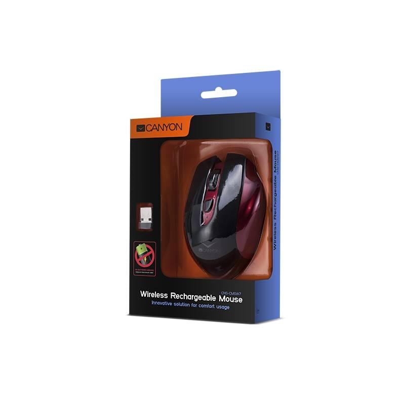 Myš Canyon CNS-CMSW7 černá červená