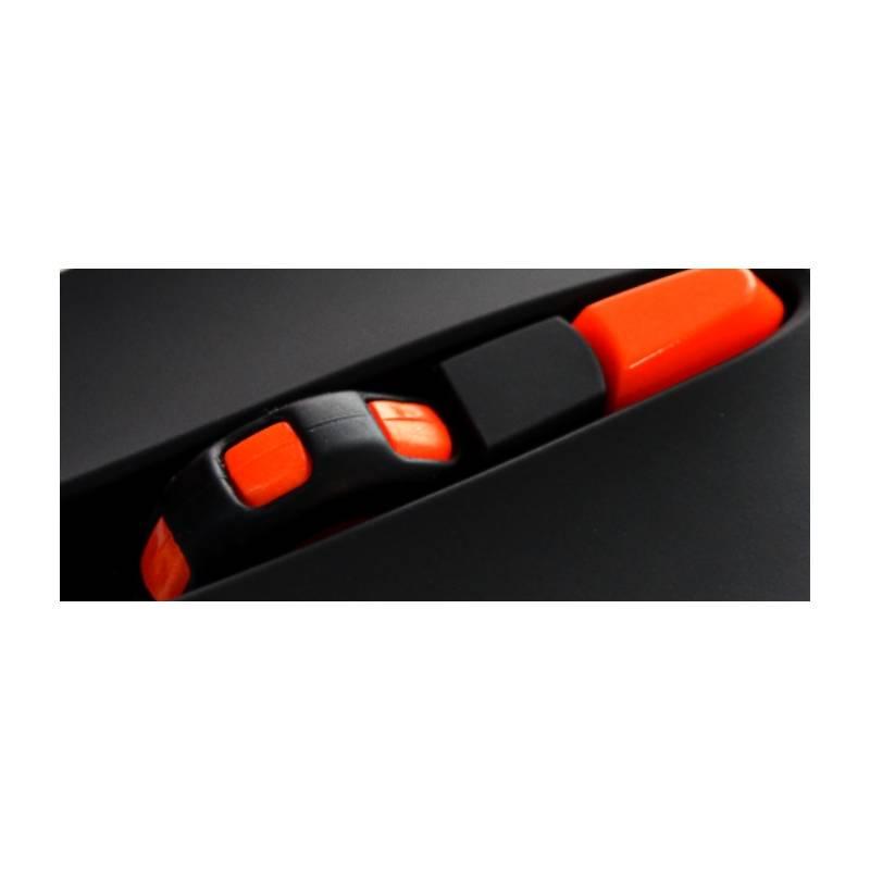 Myš Canyon Corax černá oranžová