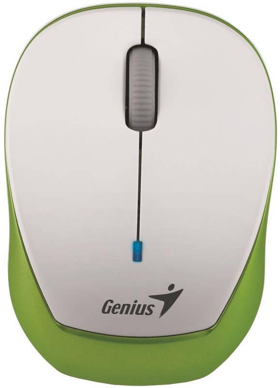 Myš Genius Micro Traveler 9000R V3 bílá zelená, Myš, Genius, Micro, Traveler, 9000R, V3, bílá, zelená
