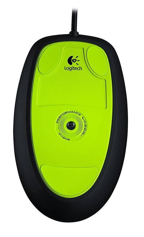 Myš Logitech M150 Grape Acid černá žlutá