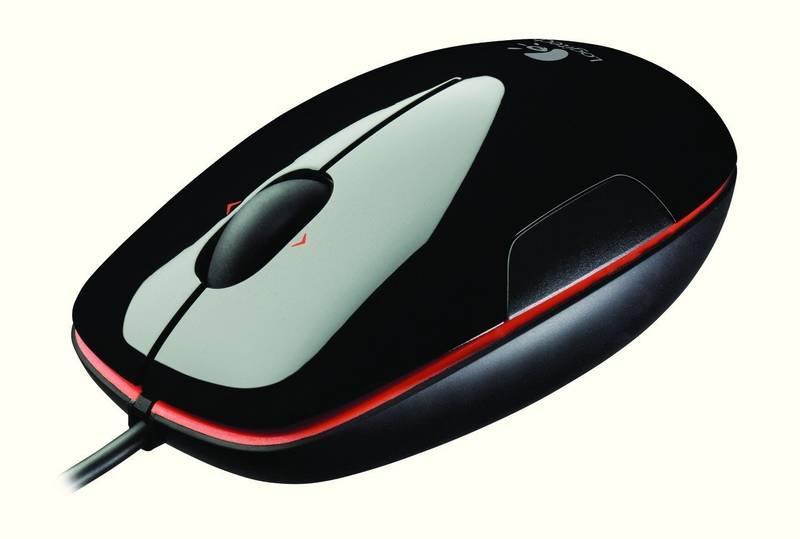 Myš Logitech M150 Grape Jaffa černá oranžová