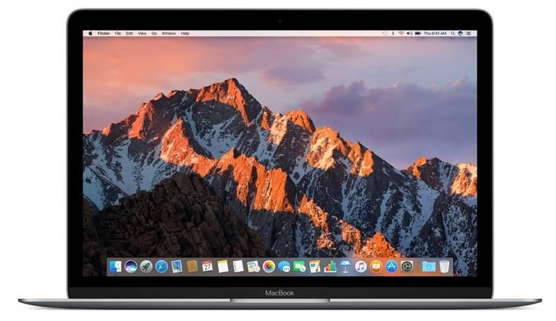 Notebook Apple Macbook 12'' 256 GB - space gray, Notebook, Apple, Macbook, 12'', 256, GB, space, gray