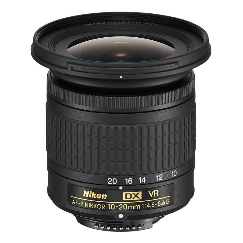 Objektiv Nikon NIKKOR 10-20 mm f 4.5-5.6G VR AF-P DX černý, Objektiv, Nikon, NIKKOR, 10-20, mm, f, 4.5-5.6G, VR, AF-P, DX, černý