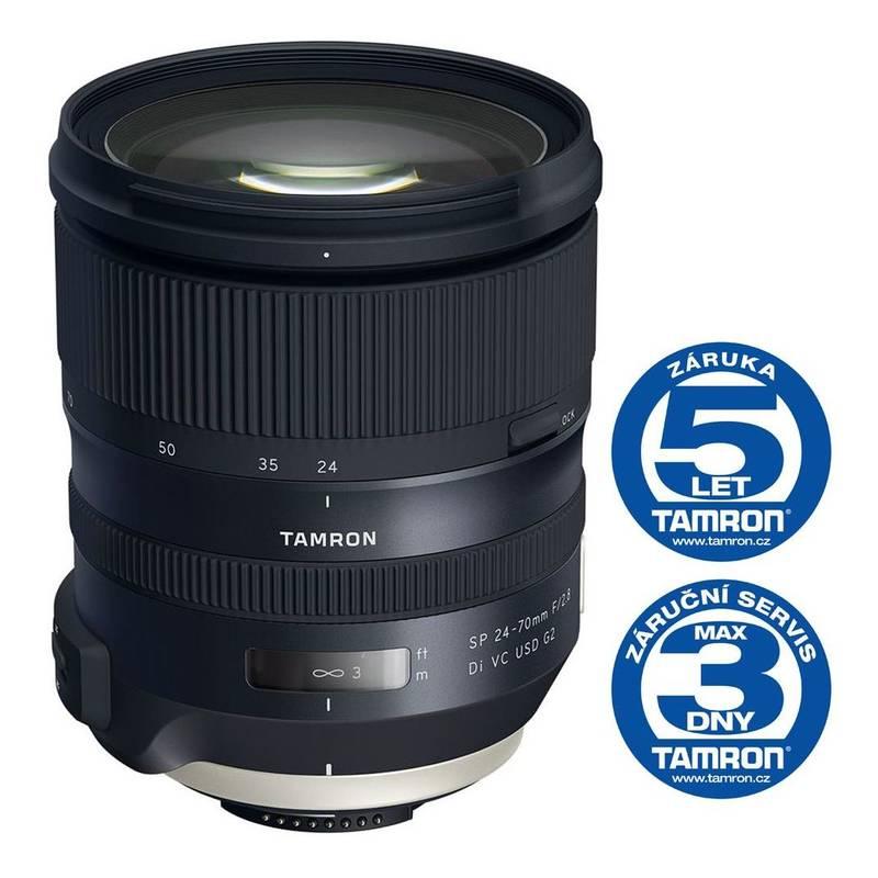 Objektiv Tamron SP 24-70 mm F 2.8 Di VC USD G2 pro Nikon černý, Objektiv, Tamron, SP, 24-70, mm, F, 2.8, Di, VC, USD, G2, pro, Nikon, černý