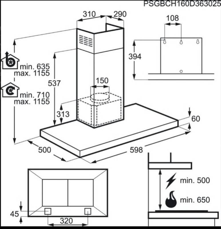 Odsavač par AEG Mastery DBB5660HM nerez, Odsavač, par, AEG, Mastery, DBB5660HM, nerez