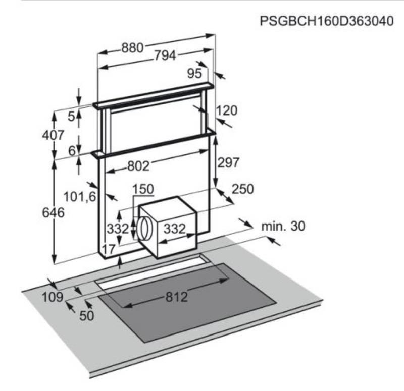 Odsavač par AEG Mastery DDE5980G nerez, Odsavač, par, AEG, Mastery, DDE5980G, nerez