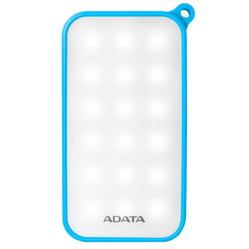 Powerbank ADATA D8000L 8000mAh, outdoor LED svítilna modrá, Powerbank, ADATA, D8000L, 8000mAh, outdoor, LED, svítilna, modrá