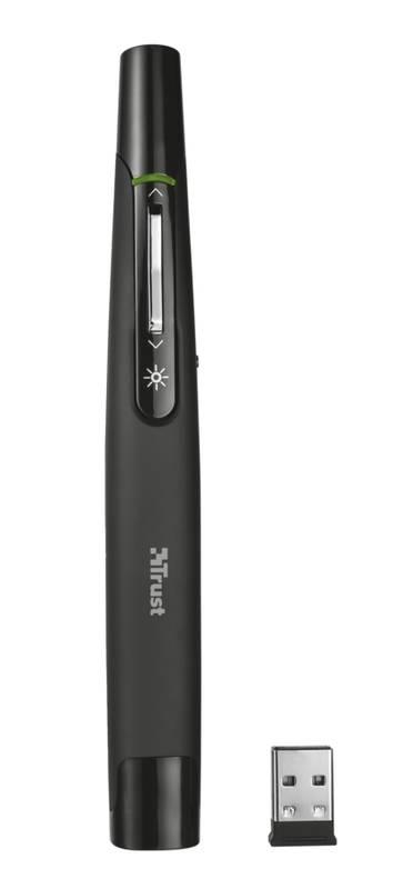 Prezentér Trust Puntero Wireless Laser černý