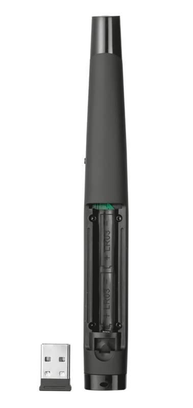 Prezentér Trust Puntero Wireless Laser černý