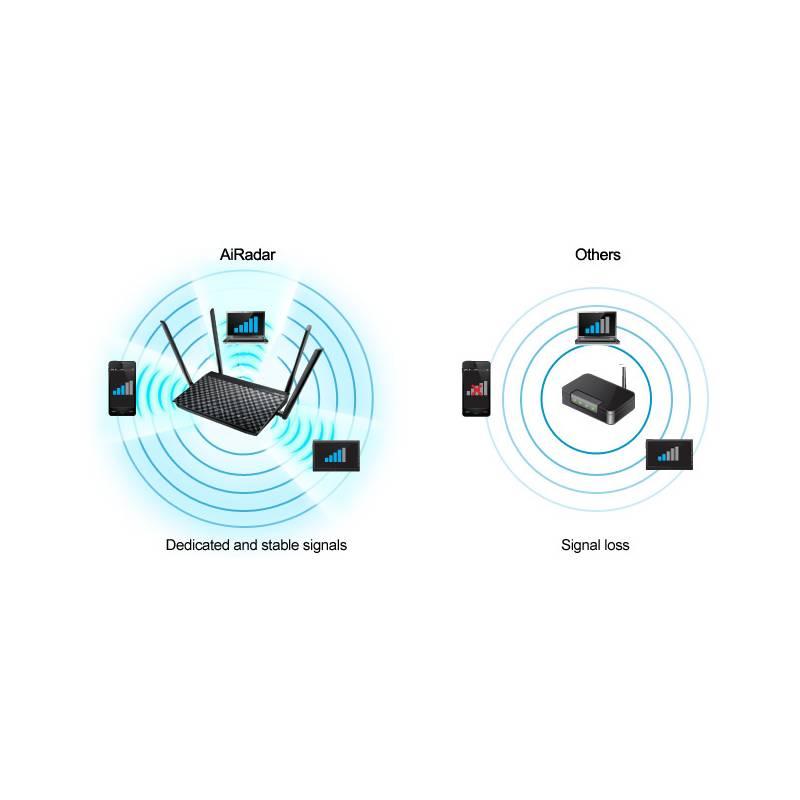 Router Asus DSL-AC55U černý