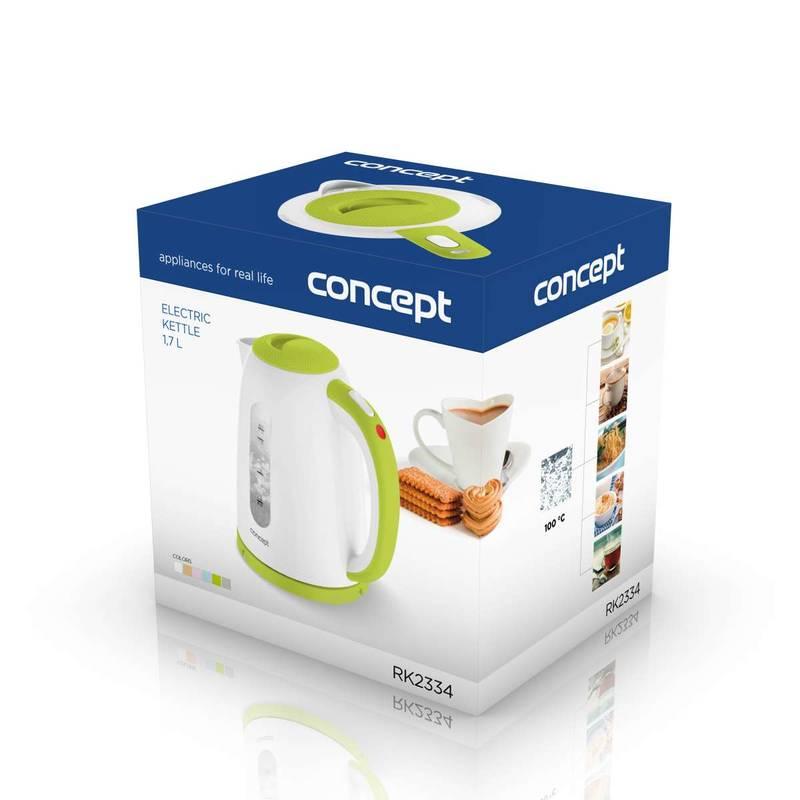 Rychlovarná konvice Concept Palette RK2334 bílá zelená