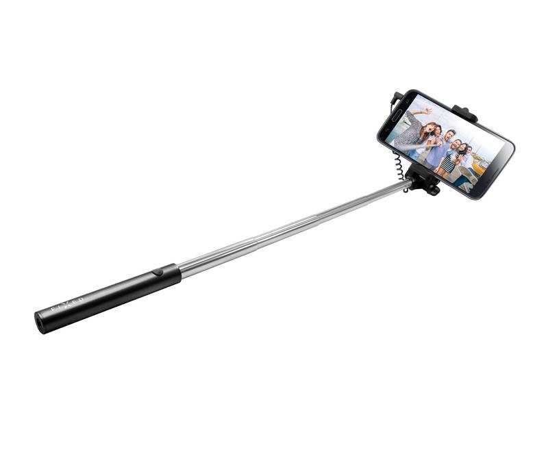 Selfie tyč FIXED Snap Mini - černá černá