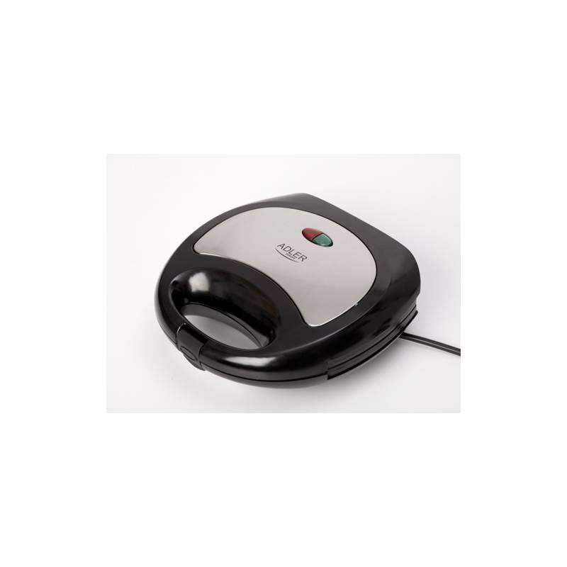 Sendvičovač Adler AD3015 černý nerez