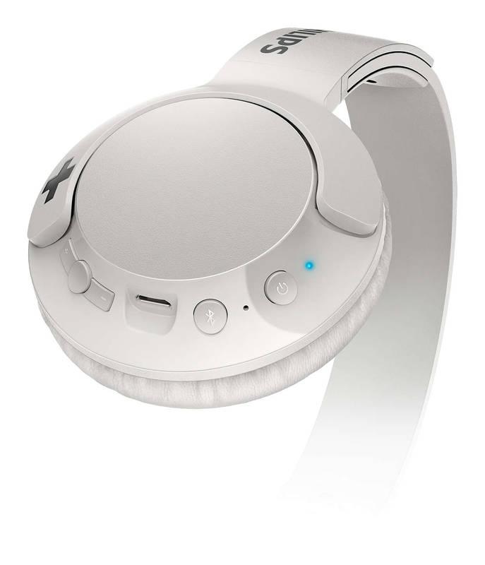 Sluchátka Philips SHB3075WT bílá
