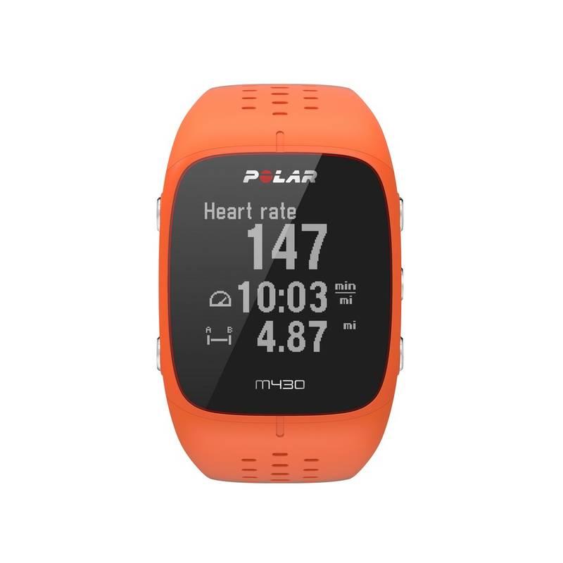 Sporttester Polar M430 oranžový