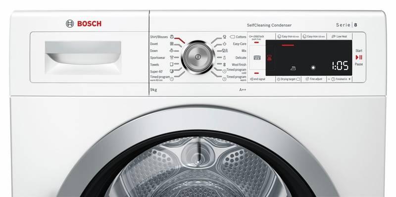 Sušička prádla Bosch WTW85550BY bílá