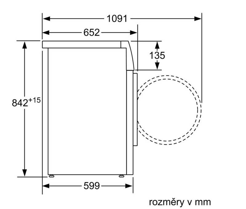 Sušička prádla Bosch WTW85551BY bílá