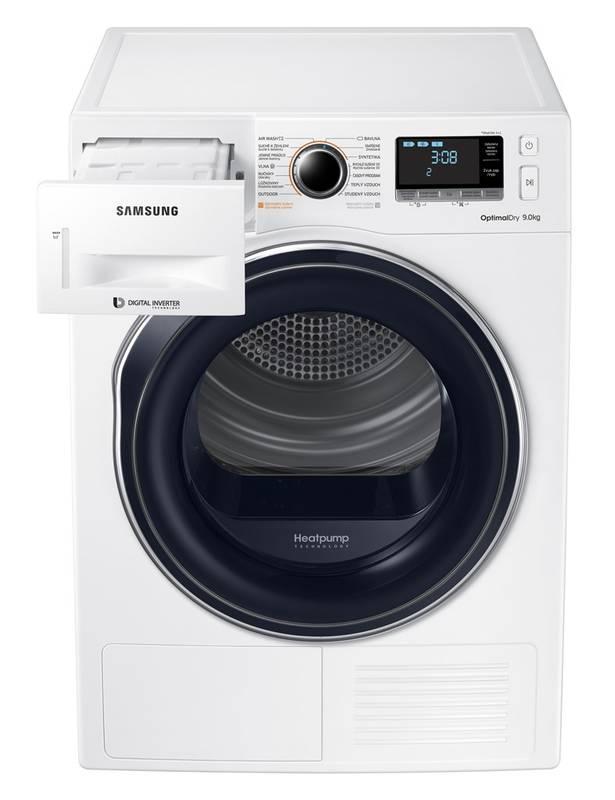 Sušička prádla Samsung DV90M6200CW ZE bílá, Sušička, prádla, Samsung, DV90M6200CW, ZE, bílá