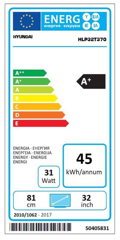 Televize Hyundai HLP 32T370 černá