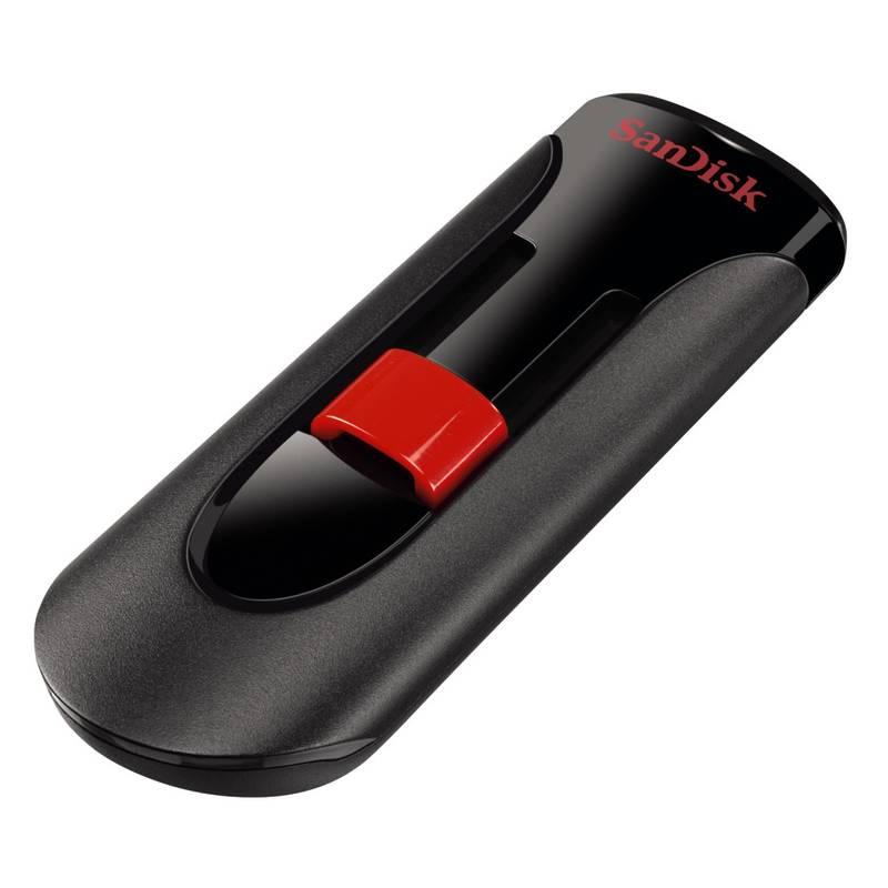 USB Flash Sandisk Cruzer Glide 64GB černý červený