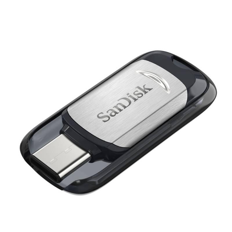 USB Flash Sandisk Ultra 64GB černý stříbrný