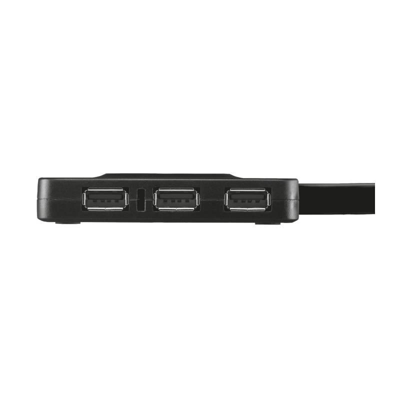 USB Hub Trust USB 2.0 4x USB 2.0 černý
