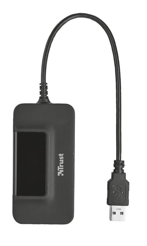 USB Hub Trust USB 3.0 3x USB 3.0 LAN černý