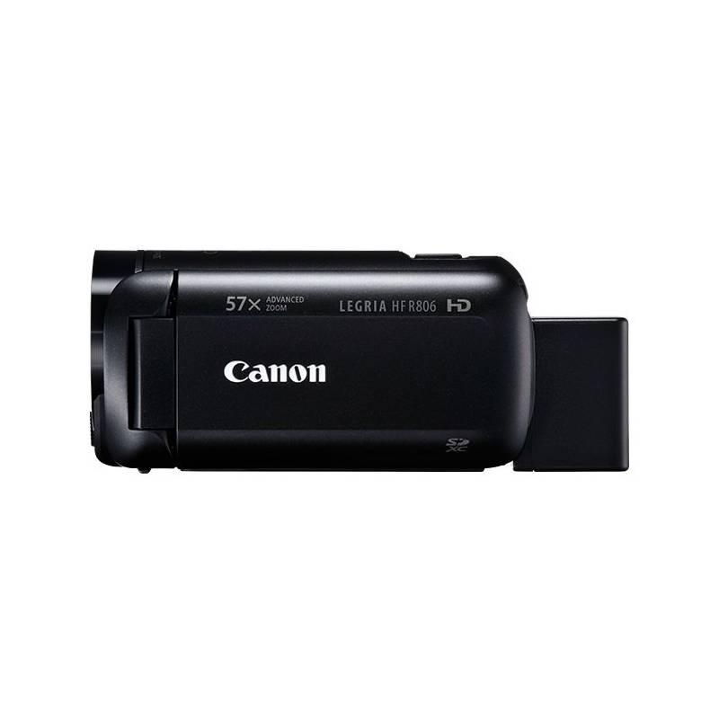 Videokamera Canon LEGRIA HF R806 Essential Kit pouzdro SD karta černá