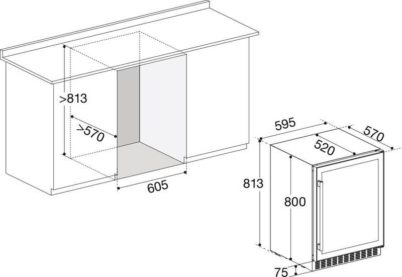 Vinotéka Guzzanti GZ 46 nerez