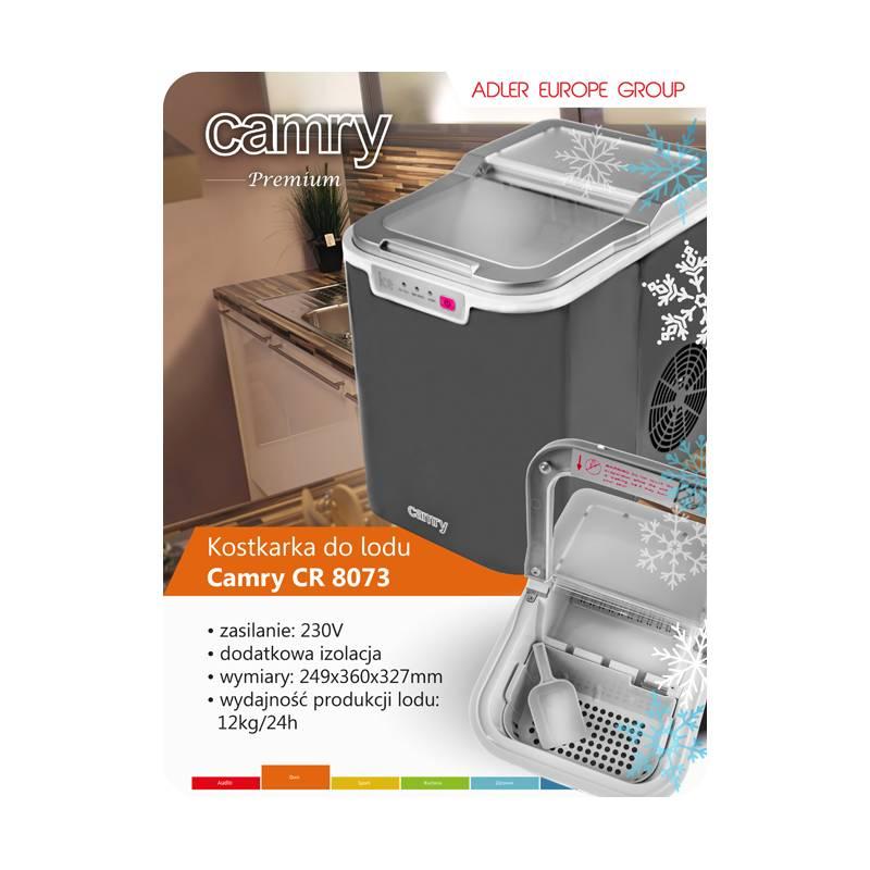 Výrobník ledu Camry CR8073 černý
