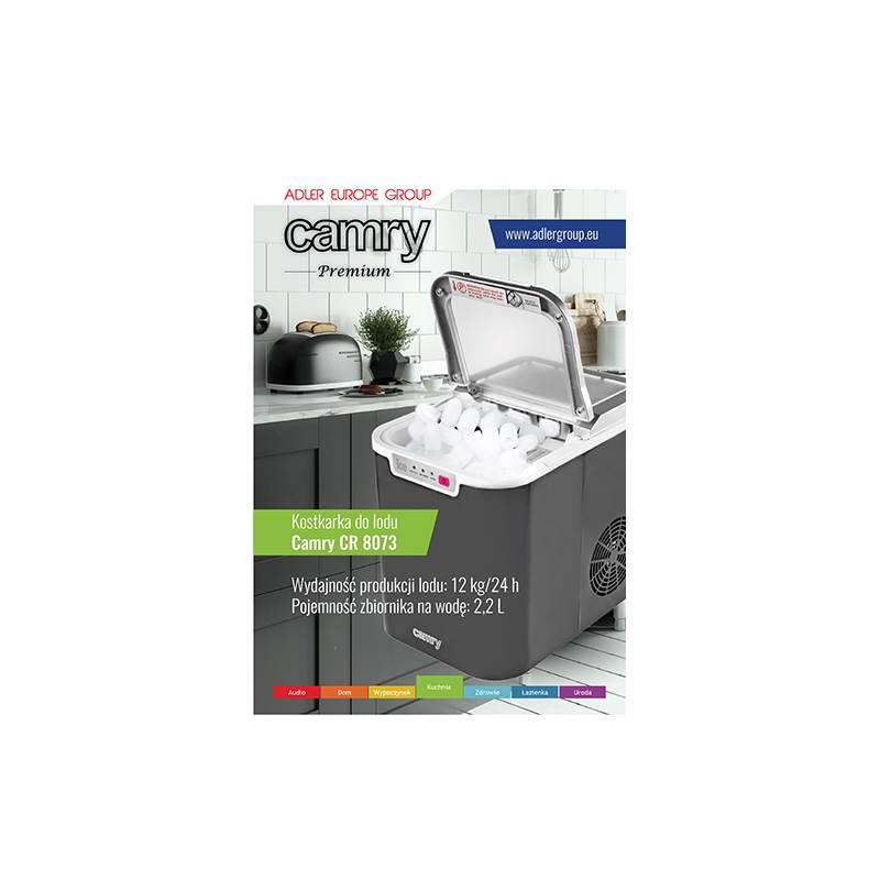 Výrobník ledu Camry CR8073 černý