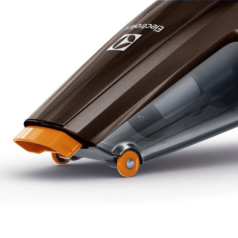 Akumulátorový vysavač Electrolux Rapido ZB6108C hnědý