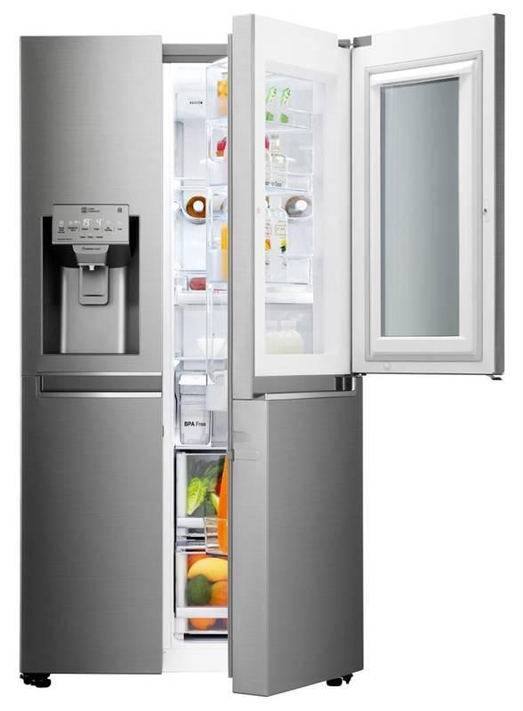 Chladnička s mrazničkou LG GSX961NSAZ nerez