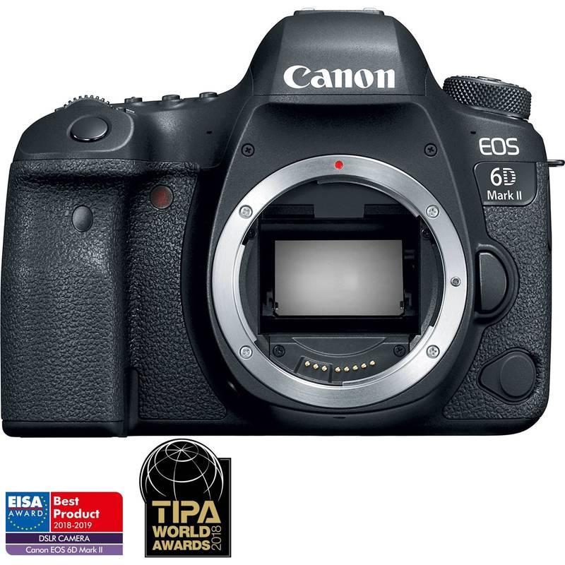 Digitální fotoaparát Canon EOS 6D Mark II, tělo černý, Digitální, fotoaparát, Canon, EOS, 6D, Mark, II, tělo, černý