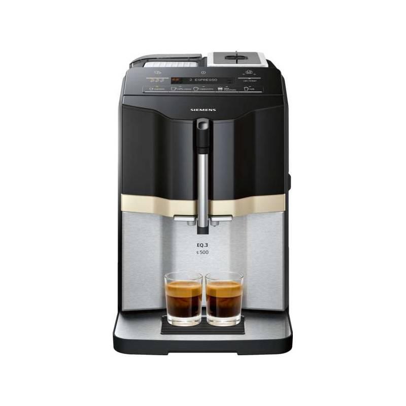 Espresso Siemens EQ.3 TI305206RW černé nerez