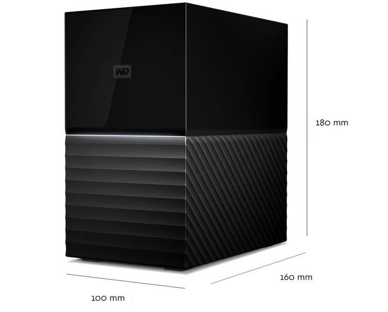 Externí pevný disk 3,5" Western Digital My Book Duo 4TB černý