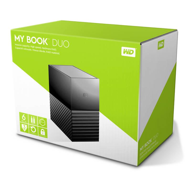 Externí pevný disk 3,5" Western Digital My Book Duo 6TB černý