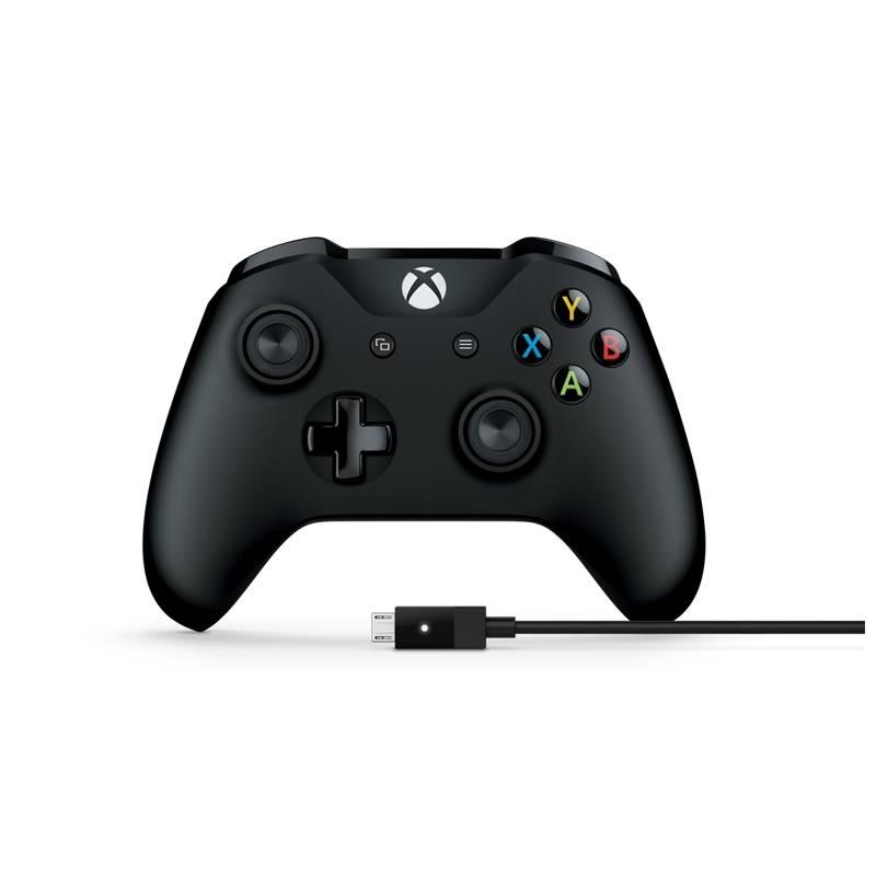 Gamepad Microsoft Xbox One kabel pro Windows černý