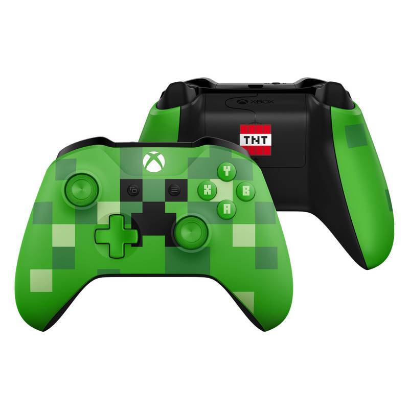 Gamepad Microsoft Xbox One S Wireless - Minecraft Creeper