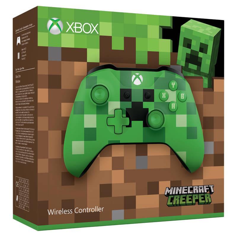 Gamepad Microsoft Xbox One S Wireless - Minecraft Creeper