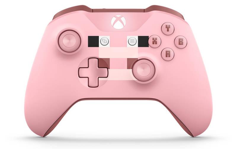 Gamepad Microsoft Xbox One S Wireless - Minecraft Pig