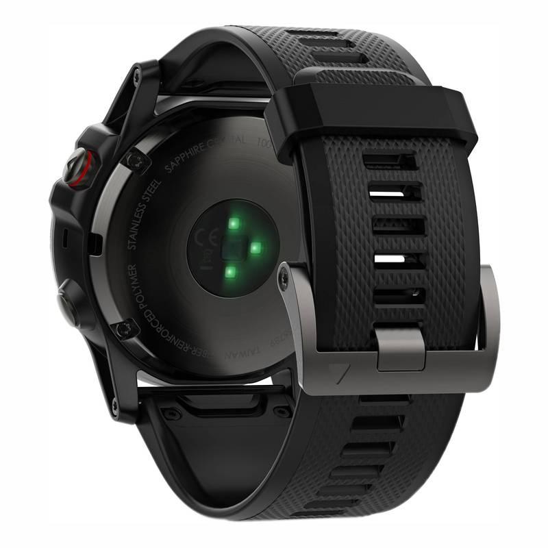GPS hodinky Garmin Fenix5X Saphire Gray Optic černé